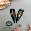 6Pcs 3D Christmas Acrylic BOW Charms | Handmade | 3D Nail Charm| Holiday Nail Art| Xmas Nail (2) view 1