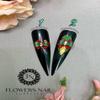 6Pcs 3D Christmas Acrylic BOW Charms | Handmade | 3D Nail Charm| Holiday Nail Art| Xmas Nail (2) view 2