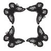 Lurrose 9 pairs Butterflies Teens, Sizes Double- Clips Layer, Costume Performance Bow Lace Party Girl Knot Headdress Headwear D Barrettes Girl, Embroidery Good Fairy and Bows Women Pins view 1