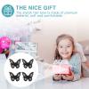 Lurrose 9 pairs Butterflies Teens, Sizes Double- Clips Layer, Costume Performance Bow Lace Party Girl Knot Headdress Headwear D Barrettes Girl, Embroidery Good Fairy and Bows Women Pins view 4