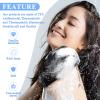 Vesici 2 Pcs Honeycomb Exfoliating Glove Set Exfoliating Bath Mitt Honeycomb Face and Body Scrubber Shower Mitt Sponges for Cleaning Body Shower Face Skin Beauty Spa(Black) view 3