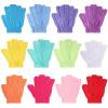 BTYMS 24 Pcs Shower Exfoliating Gloves Hand Exfoliating Glove Body Scrubber Loofah Washing Gloves for Shower, Spa, Massage and Body Scrubs, Dead Skin Cell Remover view 1