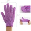 BTYMS 24 Pcs Shower Exfoliating Gloves Hand Exfoliating Glove Body Scrubber Loofah Washing Gloves for Shower, Spa, Massage and Body Scrubs, Dead Skin Cell Remover view 2