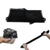 African Exfoliating Net,African Net Sponge,Exfoliating Bath Sponge,Exfoliating Body Scrubber,Washcloth,Shower Scrubber for Body,Body Scrubbers for Use in Shower (Black) view 1
