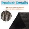 African Exfoliating Net,African Net Sponge,Exfoliating Bath Sponge,Exfoliating Body Scrubber,Washcloth,Shower Scrubber for Body,Body Scrubbers for Use in Shower (Black) view 3
