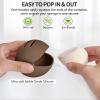 Fauxomor Makeup Sponge Holder,Double-Sided Breathable Silicone Beauty Make Up Blender Case for Travel or Daily,Shatterproof Makeup Travel Case Quick Drying Easy to Carry,Coffee(BLENDER NOT INCLUDED) view 2