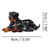 Rottweiler Dog Hair Clips,Small Claw Clips for Girls,Acetate Hair Clips for Women view 2