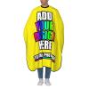 Custom Barber Cape for Men Women Personalized Hair Cutting Capes with Your Photo Text for Salon Hair Styling Barbershop Yellow view 2