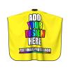 Custom Barber Cape for Men Women Personalized Hair Cutting Capes with Your Photo Text for Salon Hair Styling Barbershop Yellow view 3