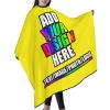 Custom Barber Cape for Men Women Personalized Hair Cutting Capes with Your Photo Text for Salon Hair Styling Barbershop Yellow view 4