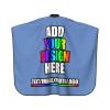 Custom Haircut Cape, Personalized Salon Apron with Your Image/Text, Barber Hairdressing Cape (55 x 60 Inch) Carolina Blue view 3