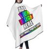 Personalized Barber Cape for Men Custom Professional Hair Cutting Cape Designed Your Logo Image Text Salon Haircut Cape for Home Salon and Barbershop White view 4