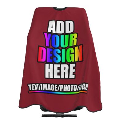 Custom Barber Capes,Personalized Salon Haircut Capes,Add Your Image Haircut Kit Hairdressing Apron for Home Salon and Barbershop Cardinal