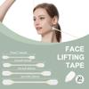 Face Lifting Tape, Ultra-thin Invisible Face Lift Sticker Face Tape for Instant Face, Hiding Facial Neck Wrinkles V-face Tightening Lifting Saggy Skin 4 Bands 20 Tapes view 3