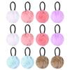 Mobestech 12 Pcs Ponytail Bow Hair Ties Women Hair Tie Stretch Elastic Band Bracelet view 1