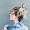 Mobestech 12 Pcs Ponytail Bow Hair Ties Women Hair Tie Stretch Elastic Band Bracelet view 3