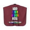 Custom Haircut Cape, Personalized Salon Apron with Your Image/Text, Barber Hairdressing Cape (55 x 60 Inch) Garnett view 3