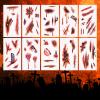 MOOKEENONE Fake Stickers Tattoo Scar Blood Scars Wound Stickers Halloween Horror Decoration 6.8 * 12cm view 3