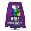 Custom Barber Capes,Personalized Salon Haircut Capes,Add Your Image Haircut Kit Hairdressing Apron for Home Salon and Barbershop Purple view 1