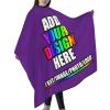 Custom Barber Capes,Personalized Salon Haircut Capes,Add Your Image Haircut Kit Hairdressing Apron for Home Salon and Barbershop Purple view 4