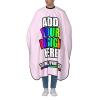 Custom Barber Capes,Personalized Salon Haircut Capes,Add Your Image Haircut Kit Hairdressing Apron for Home Salon and Barbershop Light Pink view 2