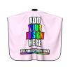 Custom Barber Capes,Personalized Salon Haircut Capes,Add Your Image Haircut Kit Hairdressing Apron for Home Salon and Barbershop Light Pink view 3