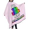 Custom Barber Capes,Personalized Salon Haircut Capes,Add Your Image Haircut Kit Hairdressing Apron for Home Salon and Barbershop Light Pink view 4