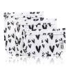 HIONXMGA TSA Approved Toiletry Bag, Set of 3 Clear Travel Toiletry Bag Quart Size Zipper Travel Pouch, Waterproof Makeup Cosmetic Bag for Women Men Kids Toiletries Carry on, Hearts view 1