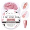 Makartt 3D Gel Nail Art: 15ML Solid Gel Builder, Non-sticky for Extension 3D Sculpting Nail, UV Glue for Acrylic Tips, Rhinestones & Sculpture Hard Gels for Nails UV/LED Lamp Required Dusty Pink view 1
