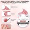 Makartt 3D Gel Nail Art: 15ML Solid Gel Builder, Non-sticky for Extension 3D Sculpting Nail, UV Glue for Acrylic Tips, Rhinestones & Sculpture Hard Gels for Nails UV/LED Lamp Required Dusty Pink view 4