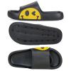Uonesone Slides for Women,Pillow Slippers Sandals for Men,Unisex Non slip Quick Dry Shower Shoes Indoor Outdoor Open Toe Spa Bath Pool Gym House Casual Massage Smile Face Slippers(Black-37/38) view 3