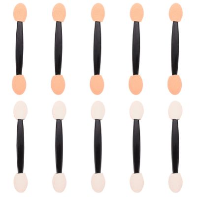 FOMIYES 100pcs Dual-ended Eyeshadow Sponge Makeup Tool for Eye Shadow Application Convenient Eye Brushes for Beginners and Professionals for Daily Use
