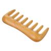 Healifty 3pcs Wooden Wide Tooth Massage Comb for Hair Detangling and Scalp Relaxation Ergonomic Design Portable Natural Hairdressing Accessory for All Hair Types view 4