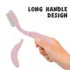 Beavorty 2pcs Eyelash and Eyebrow Comb Eyelash Separator and Reusable Eyebrow Grooming Tool for Makeup for Home and Beauty Salon Use view 4