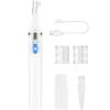 Dapsang Eyebrow Trimmer Electric Eyebrow Razor, Rechargeable Facial Hair Shaver Painless Detail Trimmer with Rinseable Blade for Face Beard Neck (White) view 1