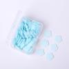 100/1000 Pcs Portable Soap Petals, Flower Shape Scented Tablets, Travel Mini Cleaning Soaps, Scented Slice Disposable Soap Flakes(100pcs,Blue) view 1