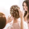 4 Pieces Bridal Wedding Hair Pins Gold Leaf Crystal Pearl Hair Pins Clips Flower Headpiece Vintage Wedding Hair Accessories for Brides Bridesmaids Women Girls view 2