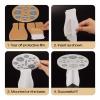 FOMIYES 2pcs Cosmetic Brush Shelf Makeup Brush Organizer Drying Rack for Professional Use view 2