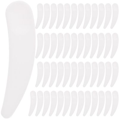 50pcs Reusable Makeup Facial Mask Spatula Spoons Cosmetic Tools Women Girls Home Use