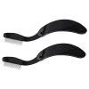Beavorty 2pcs Eyebrow and Eyelash Comb Portable Makeup Tools for Eyelash Separation and Eyebrow Grooming for Home and view 1