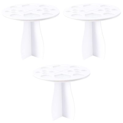 FOMIYES 3pcs Makeup Brush Drying Rack Art Drying Rack Makeup Organizer and Storage