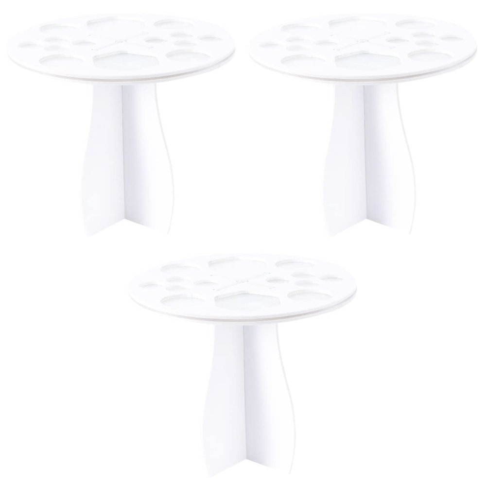 FOMIYES 3pcs Makeup Brush Drying Rack Art Drying Rack Makeup Organizer and Storage