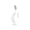 Beavorty 2 Pcs Eyelash Comb Lash Brush Separator Folding Eyebrow Mascara Applicator Lash Brush with Metal Teeth for Making Up Supplies Transparent view 2