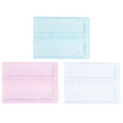 minkissy 3pcs Nail Drill Bits Case Holder Nail Drill Container Organizer Storage Box Manicure Accessory for Home Use Or Nail Salon