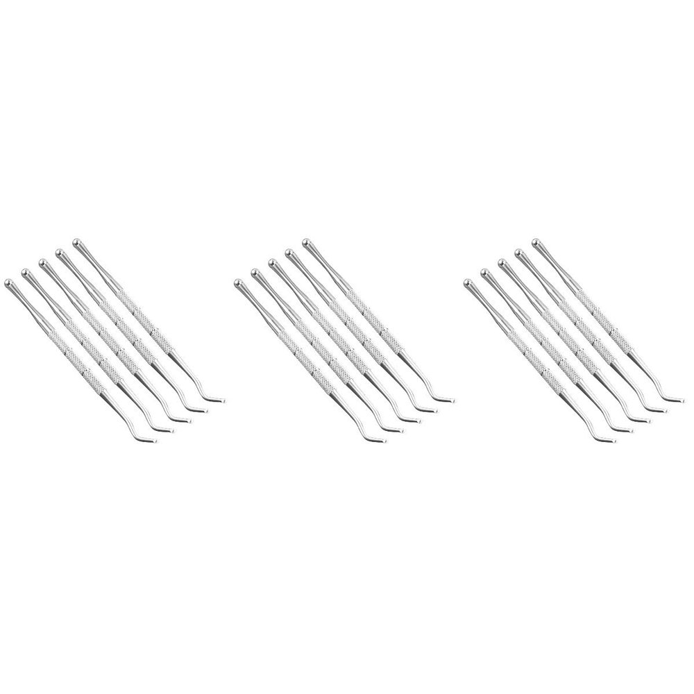 Beaupretty 15 pcs Stainless Steel Professional Ingrown Toenail File Ingrown Toe Nail File Spoon Nail Cleaner Ingrown Toenail File