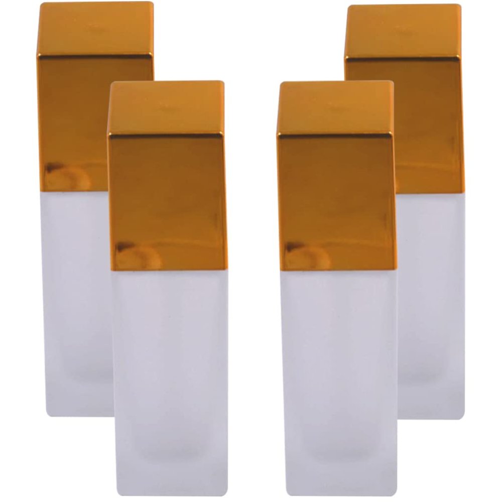 minkissy 30ml Square Empty Pump Bottle Lotion Pump Dispenser for Travel Size Foundation Refillable Toiletry Bottles