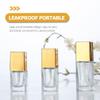minkissy 30ml Square Empty Pump Bottle Lotion Pump Dispenser for Travel Size Foundation Refillable Toiletry Bottles view 3