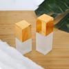 minkissy 30ml Square Empty Pump Bottle Lotion Pump Dispenser for Travel Size Foundation Refillable Toiletry Bottles view 4