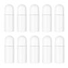 10pcs 50ML Empty Refillable Roll On Bottles Plastic Roller Bottle DIY Container with Roller for Women Essential Oils Cosmetics (White) view 1