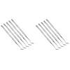 Beaupretty 10 pcs Professional Ingrown Toenail File Toe Cleaner Tool toenail Pedicure Tools Pedicure Tool Metal Nail Cleaner Manicure kit Single Head File Nail Remover Household view 1